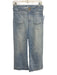 Maeve Size 28 Light Wash Cotton Blend High Rise Crop Wide Leg Jeans Light Wash / 28