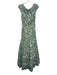 Mac Duggal Size 4 Seafoam Blue Polyethylene Wide Neck Embellished Gown Seafoam Blue / 4
