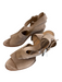 Marc Fisher Shoe Size 11 Brown Suede Open Slingback silver hardware Shoes Brown / 11
