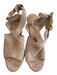 Marc Fisher Shoe Size 11 Brown Suede Open Slingback silver hardware Shoes Brown / 11