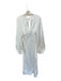 Significant Other Size 2 White Viscose Blend Long Sleeve Front Twist Maxi Dress White / 2