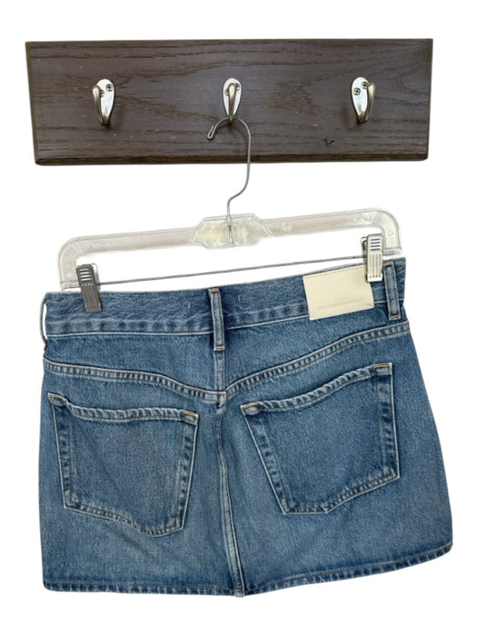 Citizens of Humanity Size 26 Medium Wash Cotton Button Fly Belt Loops Mini Skirt Medium Wash / 26