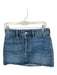 Citizens of Humanity Size 26 Medium Wash Cotton Button Fly Belt Loops Mini Skirt Medium Wash / 26