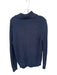 Orvis Size M Navy Ribbed Knit Button Up Collar Sweater Navy / M