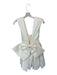 For Love & Lemons Size S White Polyester Blend Rose Belt Bow Back Zip Dress White / S