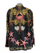 Versace Collection Size 42 black & gold Silk Crabs Button Up Long Sleeve Shirt black & gold / 42