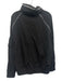 Karl Lagerfeld Size L Black Synthetic Solid Zip UP Men's Jacket Black / L