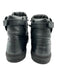 Versace Collection Shoe Size 44 Black Leather Solid Sneaker High Top Men's Shoes Black / 44