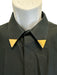 Givenchy Size 42 Black Cotton Solid Button Up Collar Detail Long Sleeve Shirt Black / 42