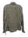 Hacket London Size XL Gray Linen Solid Button Up Spread Collar Long Sleeve Shirt Gray / XL