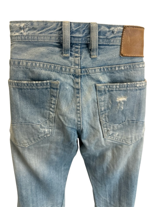 Cult Of Individuality Size 32 Light Wash Cotton Distressed Flared Jean Pants Light Wash / 32