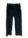 J. Crew Size 27 Black Cotton Blend Corduroy Mid Rise Pockets Straight Leg Pants Black / 27