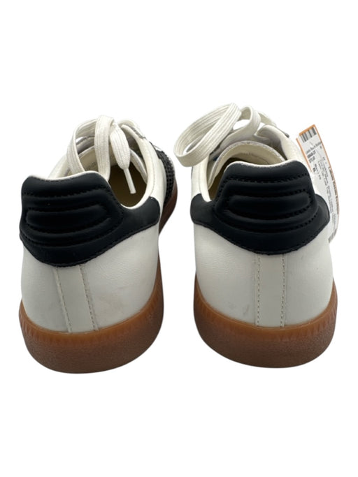 Back 70 Shoe Size 8 Cream, Black, Brown Leather Upper Lace Up Low Top Sneakers Cream, Black, Brown / 8
