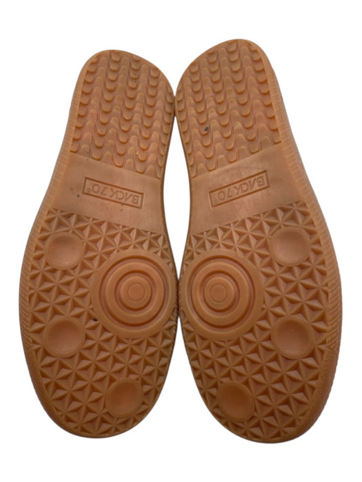 Back 70 Shoe Size 8 Cream, Black, Brown Leather Upper Lace Up Low Top Sneakers Cream, Black, Brown / 8