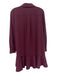 Tuckernuck Size Small Burgundy Purple Polyester Blend Long Sleeve Collar Dress Burgundy Purple / Small