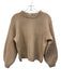 Hyacinth House Size S Peach Polyester Knit Ribbed Accent Wave Detail Sweater Peach / S