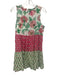 Tuckernuck Size Small Green, Pink, White Cotton Sleeveless Mixed Floral Dress Green, Pink, White / Small