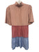 Tuckernuck Size Small Red, Pink, Blue Polyester Blend Short Sleeve Striped Dress Red, Pink, Blue / Small