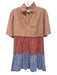 Tuckernuck Size Small Red, Pink, Blue Polyester Blend Short Sleeve Striped Dress Red, Pink, Blue / Small