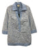 Tuckernuck Size Small Light blue & white Polyester Blend Long Sleeve Denim Dress Light blue & white / Small