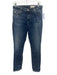 AG Size 28 Medium Wash Cotton Denim High Rise Slim Fit Straight Jeans Medium Wash / 28