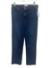Frame Size 29 Dark Wash Cotton Denim High Rise Whiskering Straight Leg Jeans Dark Wash / 29