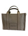 Marc Jacobs Taupe Gray Leather Top Handle Crossbody Strap Tote Bag Taupe Gray / M