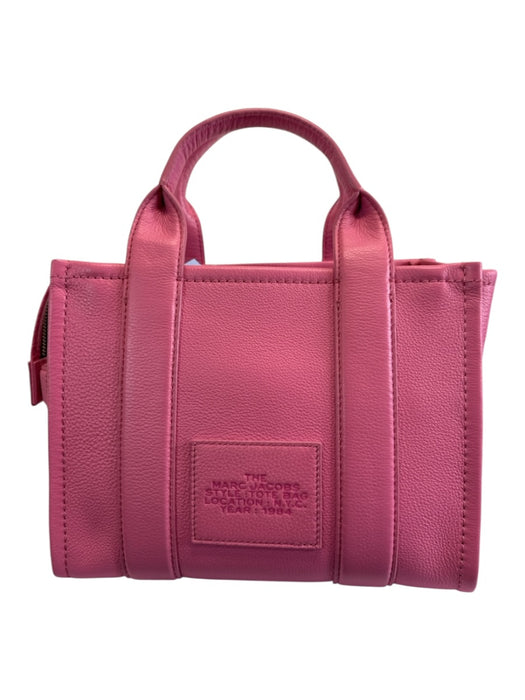 Marc Jacobs Bubblegum Pink Leather Top Handle Crossbody Strap Tote Bag Bubblegum Pink / S