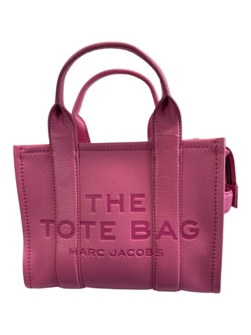 Marc Jacobs Bubblegum Pink Leather Top Handle Crossbody Strap Tote Bag Bubblegum Pink / S