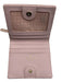 Kate Spade Beige Pink Polythylene Blend Glitter Zip Bifold Wallets Beige Pink