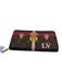 Louis Vuitton brown, gold, pink Coated Canvas Painted Monogram trunk Wallets brown, gold, pink