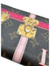 Louis Vuitton brown, gold, pink Coated Canvas Painted Monogram trunk Wallets brown, gold, pink