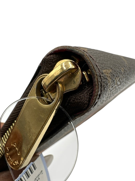 Louis Vuitton brown, gold, pink Coated Canvas Painted Monogram trunk Wallets brown, gold, pink