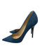 Jimmy Choo Shoe Size 39 Blue Denim Upper Leather Pointed Toe Pumps Blue / 39