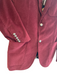 Gucci Size 46 R Maroon Corduroy 2 button Equestrian Lining Pockets Jacket Maroon / 46 R