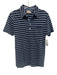 Faherty Size S Blue Hombre Cotton Striped Polo Men's Short Sleeve Blue Hombre / S