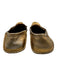 Gucci Shoe Size 8 Gold Leather Square Toe Horsebit Metallic Loafer Shoes Gold / 8