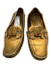 Gucci Shoe Size 8 Gold Leather Square Toe Horsebit Metallic Loafer Shoes Gold / 8