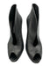 Gianvito Rossi Shoe Size 40 Black Leather Stiletto Open Toe Heels Black / 40