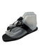 Prada Shoe Size 41 Black Leather & Synthetic T Toe Square Toe Flat Sandals Black / 41
