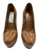 Yves Saint Laurent Shoe Size 39 Brown Suede & Patent Leather Stilletto Pumps Brown / 39