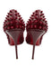 Christian Louboutin Shoe Size 41 Red Patent Leather Studded Stiletto Pumps Red / 41