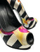 Giuseppe Zanotti Design Shoe Size 40 White, Black & Multi Textile Stiletto Pumps White, Black & Multi / 40