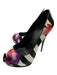 Giuseppe Zanotti Design Shoe Size 40 White, Black & Multi Textile Stiletto Pumps White, Black & Multi / 40