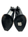 Givenchy Shoe Size 40 Black Leather Woven Detail Zip Close Open Toe Heels Black / 40
