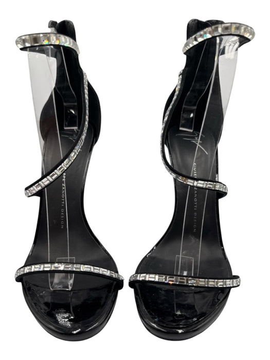 Giuseppe Zanotti Design Shoe Size 40 Black Patent Leather Stiletto Heels Black / 40