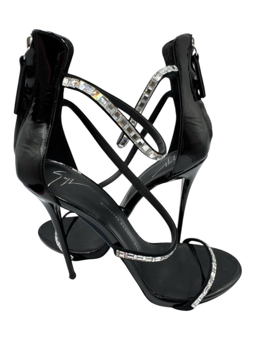Giuseppe Zanotti Design Shoe Size 40 Black Patent Leather Stiletto Heels Black / 40