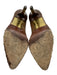Gucci Shoe Size 9 Brown Leather Pointed Toe Stiletto Studded Pumps Brown / 9