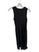 Taylor Size M Black Rayon Blend Sleeveless Ribbed Maxi Mixed Media Dress Black / M
