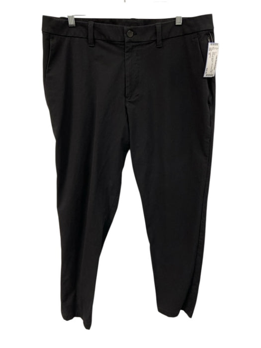 Lululemon Size 36 Black Synthetic Solid Athletic Slim Men's Pants Black / 36